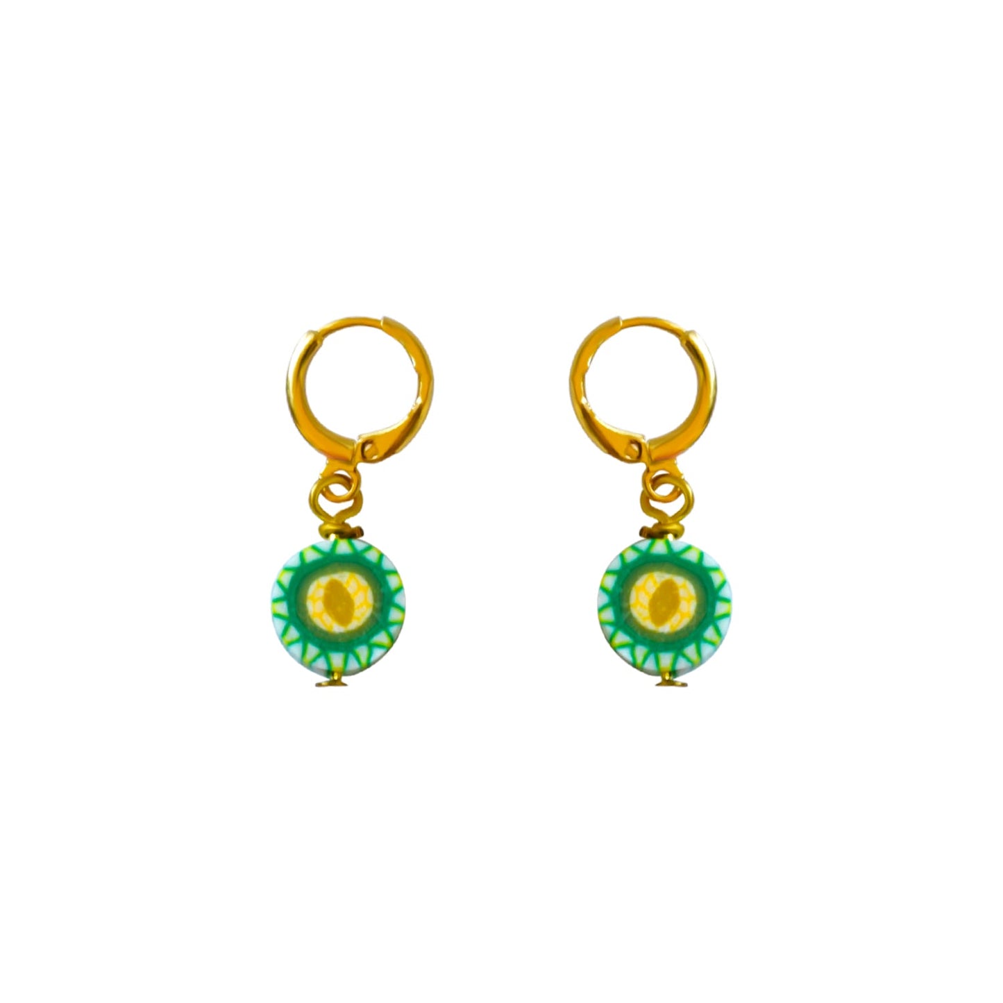 Cantaloupe Melon Earrings, Novelty Fruit Earrings | by Ifemi Jewels-0