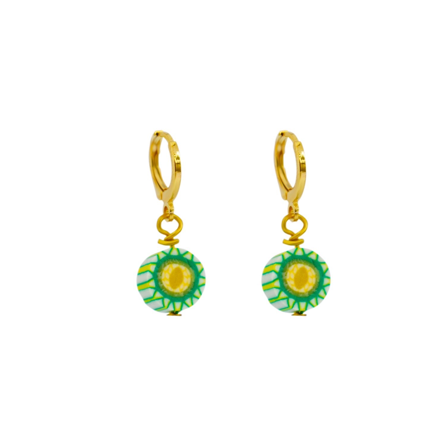 Cantaloupe Melon Earrings, Novelty Fruit Earrings | by Ifemi Jewels-3