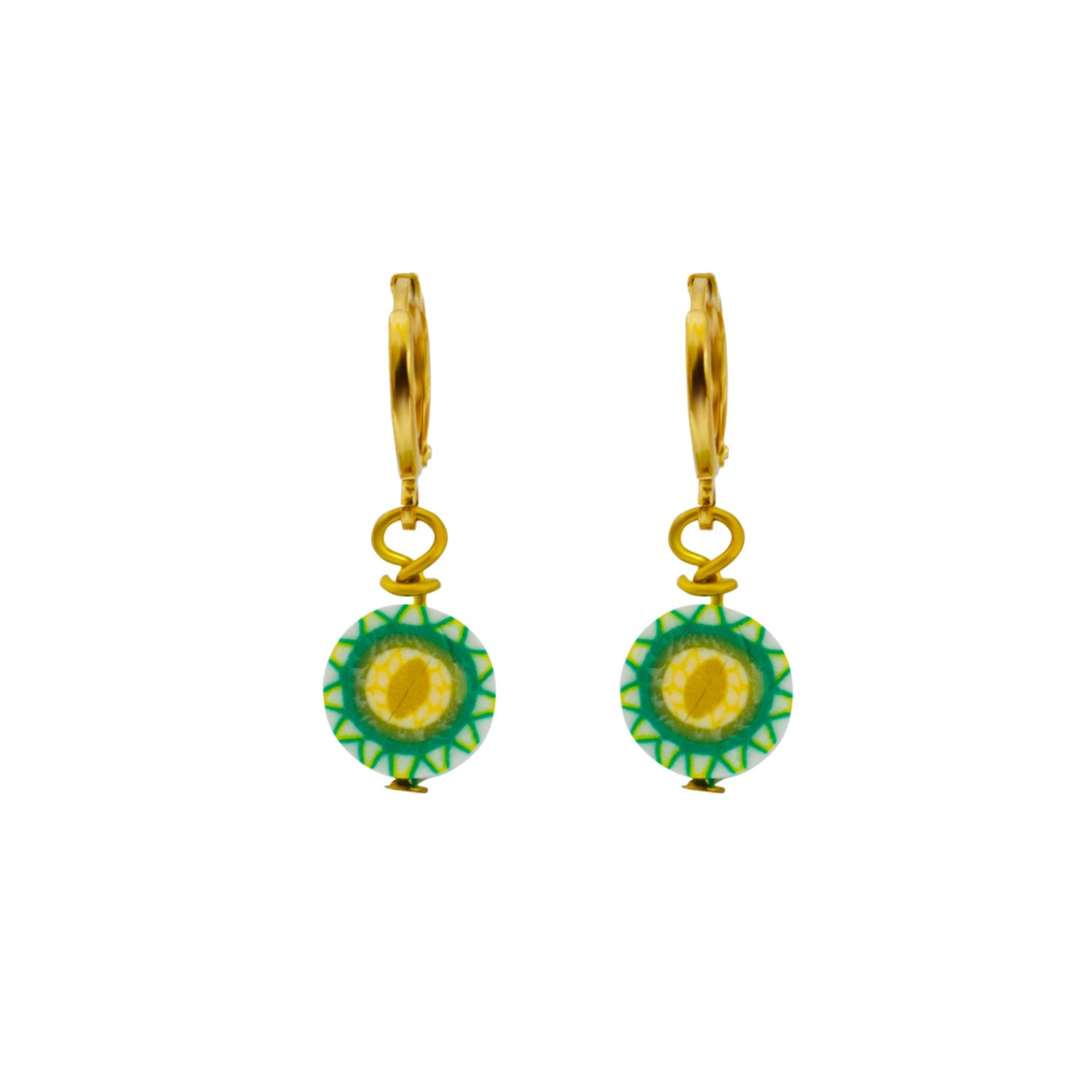 Cantaloupe Melon Earrings, Novelty Fruit Earrings | by Ifemi Jewels-2