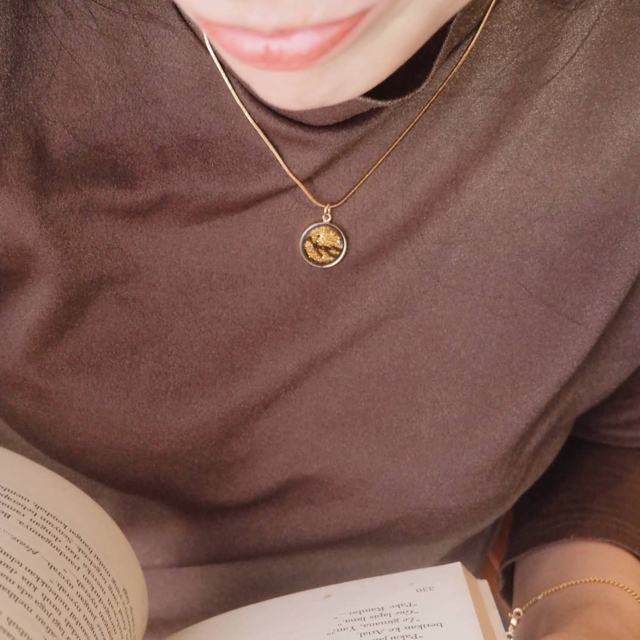Pisces Zodiac Sign Sustainable Necklace-4